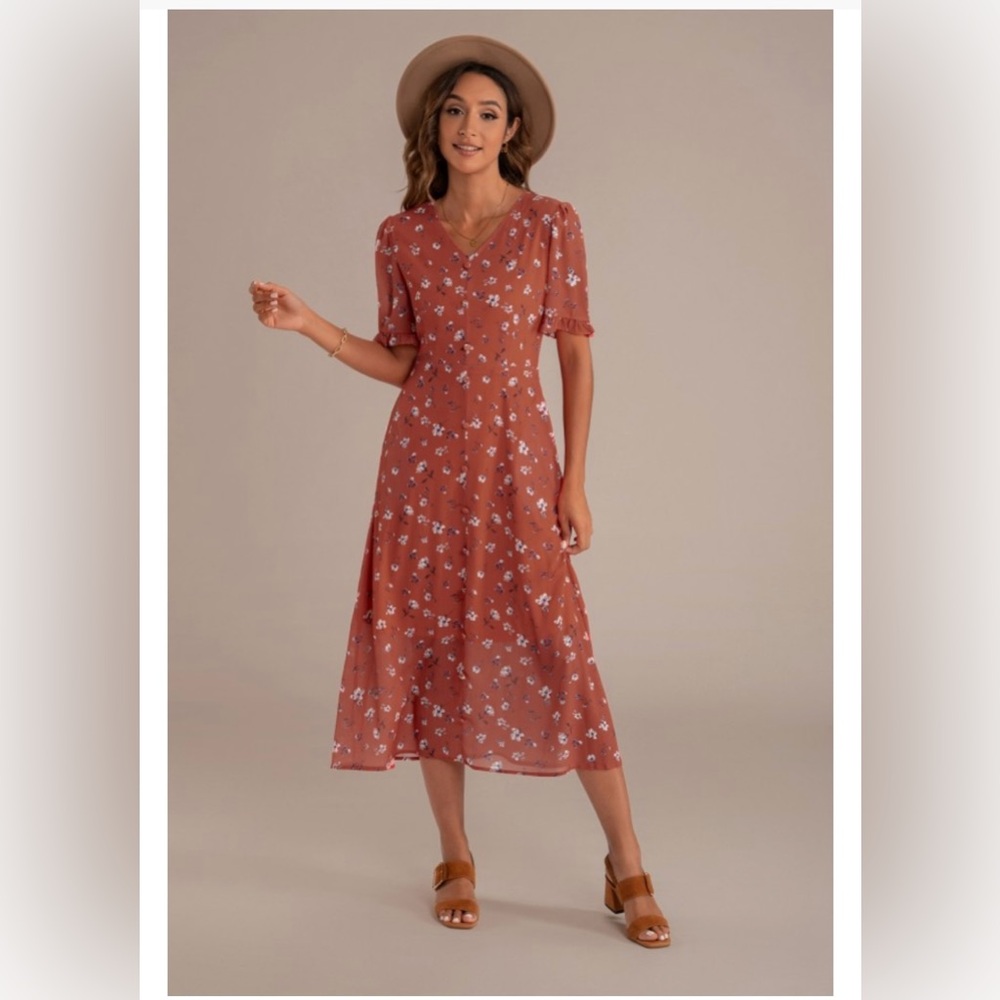 SOLD ❌NWT Petallush Floral Maxi Dress